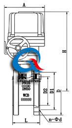 電動(dòng)對夾球閥 (配HQ執行器)	