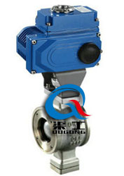 VQ977電動(dòng)V型調節球閥 (對夾式)