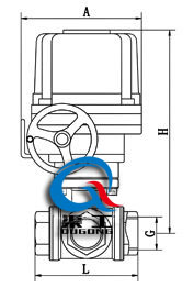 電動(dòng)三通內螺紋球閥 (配HQ)