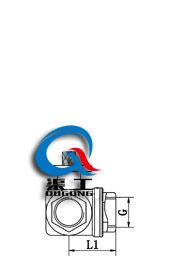 電動(dòng)三通球閥 (側視圖)