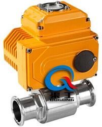 Q981衛生級電動(dòng)球閥 (二通閥體)