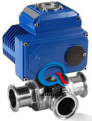 Q985衛生級電動(dòng)球閥 (三通閥體)