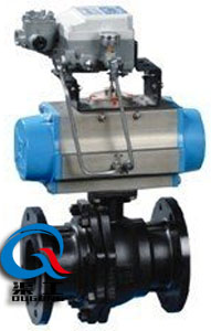 氣動(dòng)調節球閥 (配ZPD定位器)