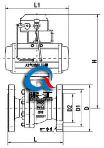 氣動(dòng)調節球閥(浮動(dòng)式閥體)
