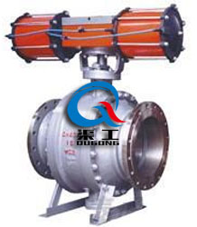 氣動(dòng)固定式球閥(配AW執行器)