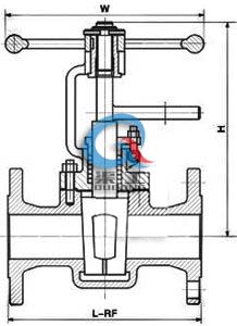X43H美標提升式旋塞閥 (手輪傳動(dòng))