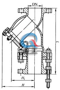Y型伸縮過(guò)濾器 結構圖