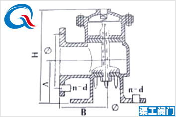 H142X液壓水位控制閥結構圖-上海渠工閥門(mén)